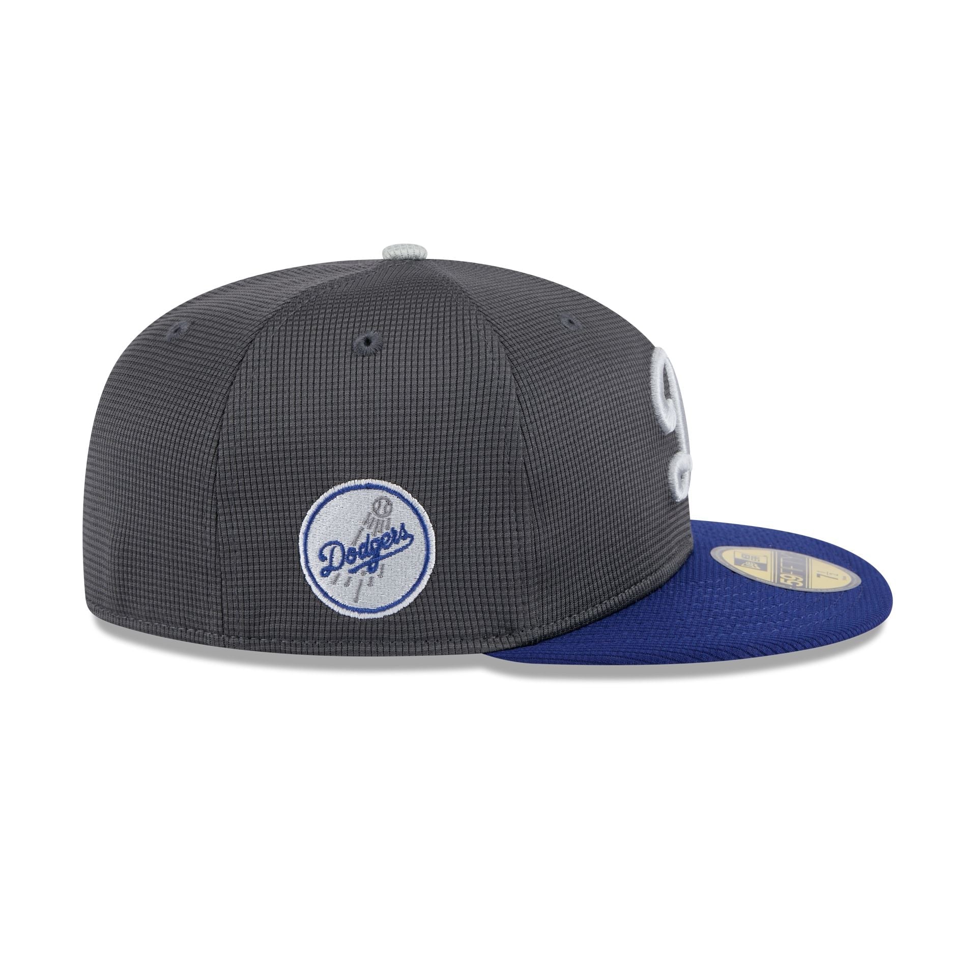 Los Angeles Dodgers 2025 Batting Practice Gray 59FIFTY Fitted Hat