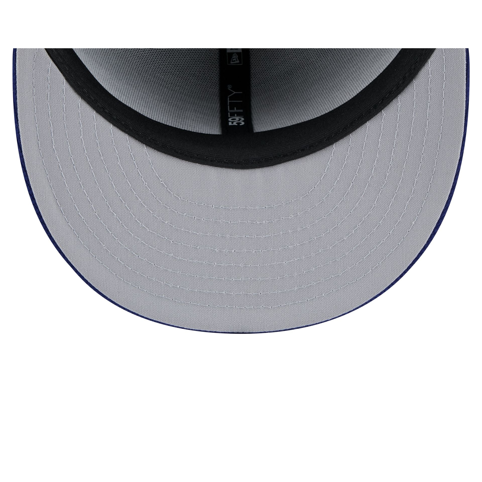 Los Angeles Dodgers 2025 Batting Practice Gray 59FIFTY Fitted Hat