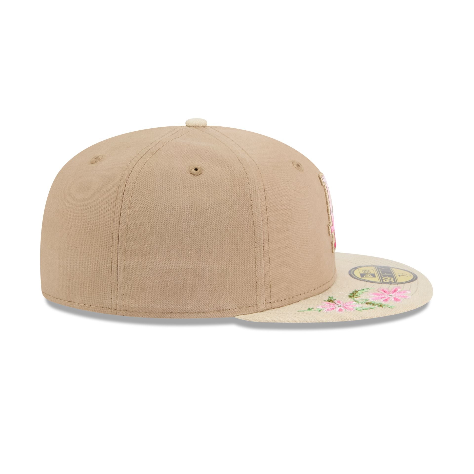 Los Angeles Dodgers Hand Stitched Floral 59FIFTY Fitted Hat