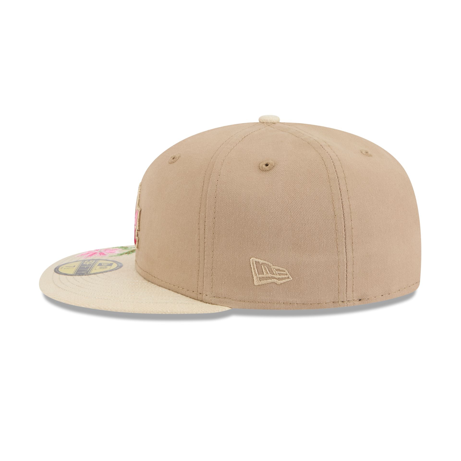 Los Angeles Dodgers Hand Stitched Floral 59FIFTY Fitted Hat